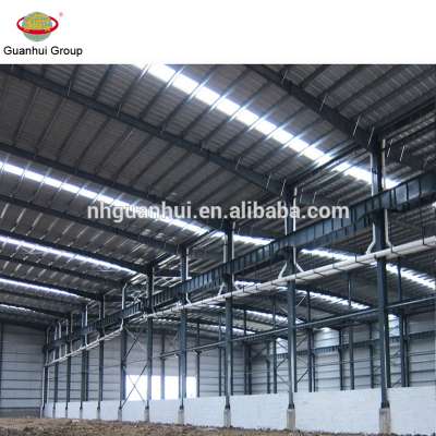 prefab light steel structure warehouse used for seafood cold storage unit