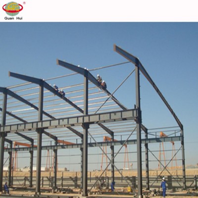 Light frame prefabricated steel structure warehouse for car garage