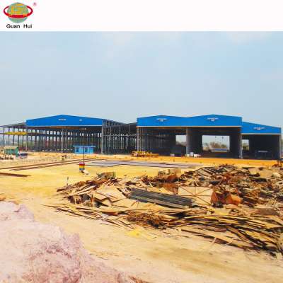 high quality prefabricated metallic steel structures used warehouse hangar prices