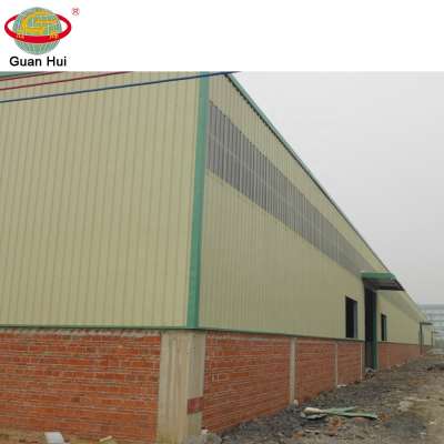 H beam pre-engineered steel frame structural warehouse